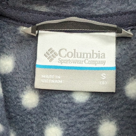 Columbia girls fleece hoodie size small - Picture 4 of 4